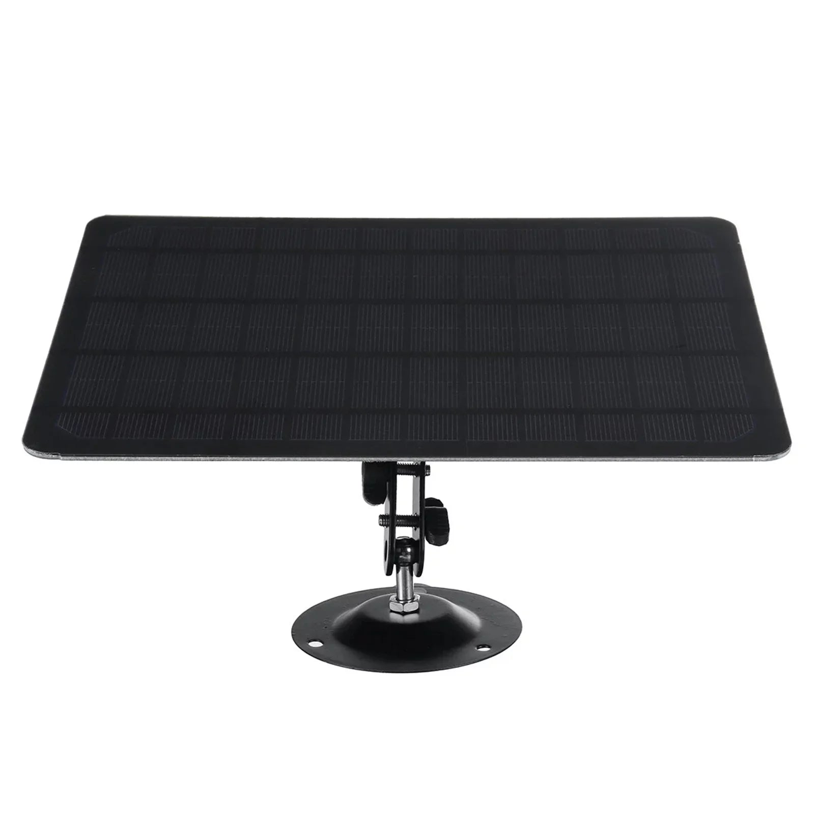 Shinysix USB Solar Panel 10W 6V Monocrystal Silicon Charging Plate, 360-degree Rotation, Fluid Wall Mounted for USB Camera