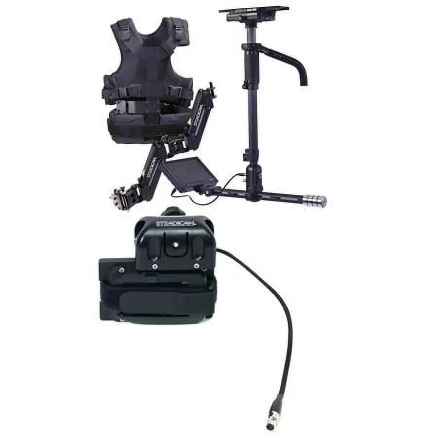 AERO Sled with 7" Monitor, A-15 Arm and Vest With SteadiCam D28 Battery Mount