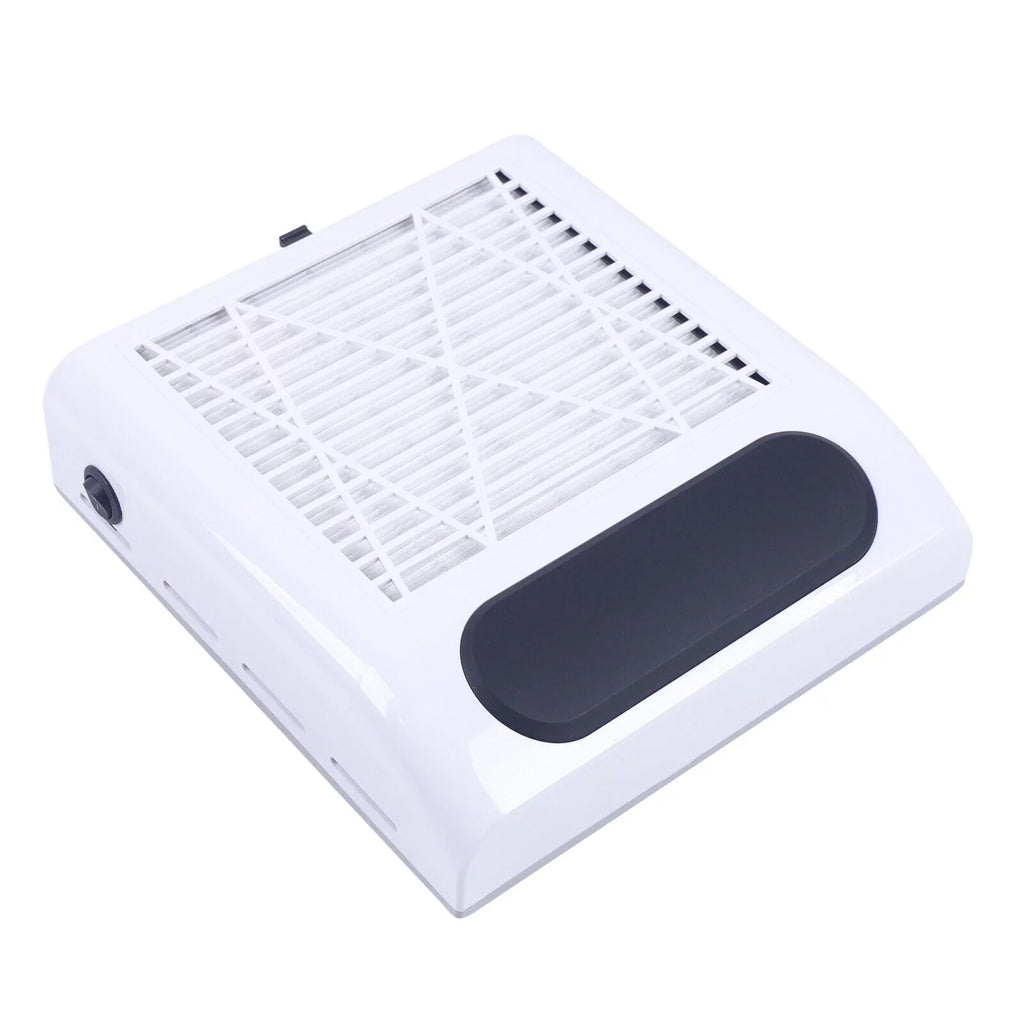 Salon Nail Dust Suction Fan Collector Manicure Vacuum Cleaner Professional Tool with Filter Comfortable Handrest Low Noise Easy Operation