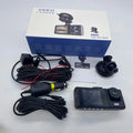 Virwir WiFi Dash Cam 1920x1080P FHD Front Inside and Rear Dash Cam Three Cam Car DVR Night Vision Loop Recording