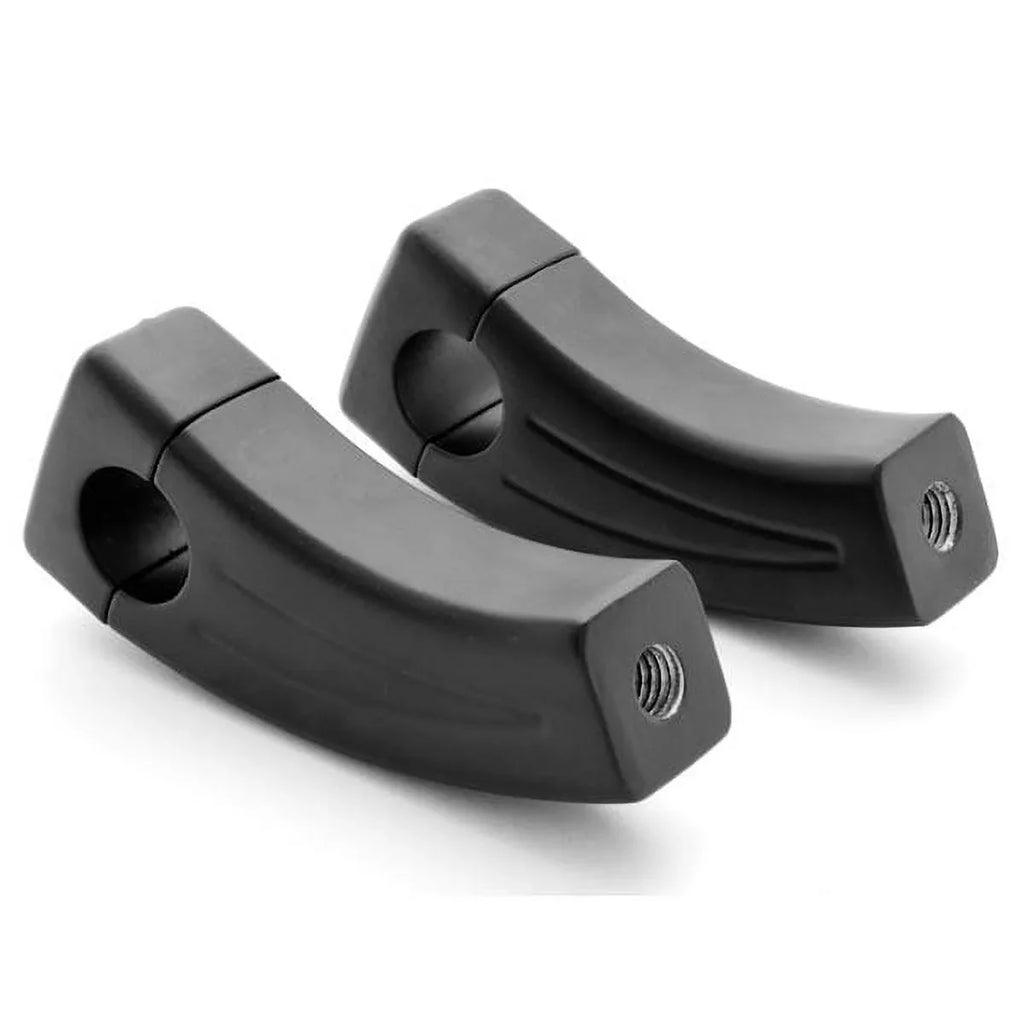 Krator 3.5" Black Motorcycle Handlebar Pullback Risers Compatible with Yamaha TX SR CS YX RD 350 400 500 600 650 750