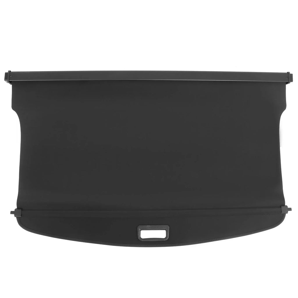 Ikon Motorsports Retractable Rear Trunk Security Cargo Cover Tonneau Luggage Shade Added on Bodykit Replacement Compatible With 2020-2024 Ford Escape Black Canvas