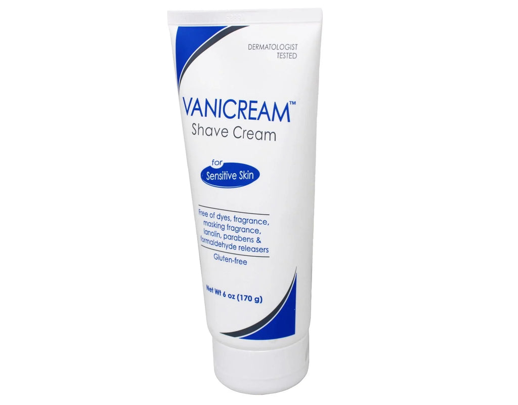 2 Pack Vanicream Shave Cream For Sensitive Skin 6oz Each