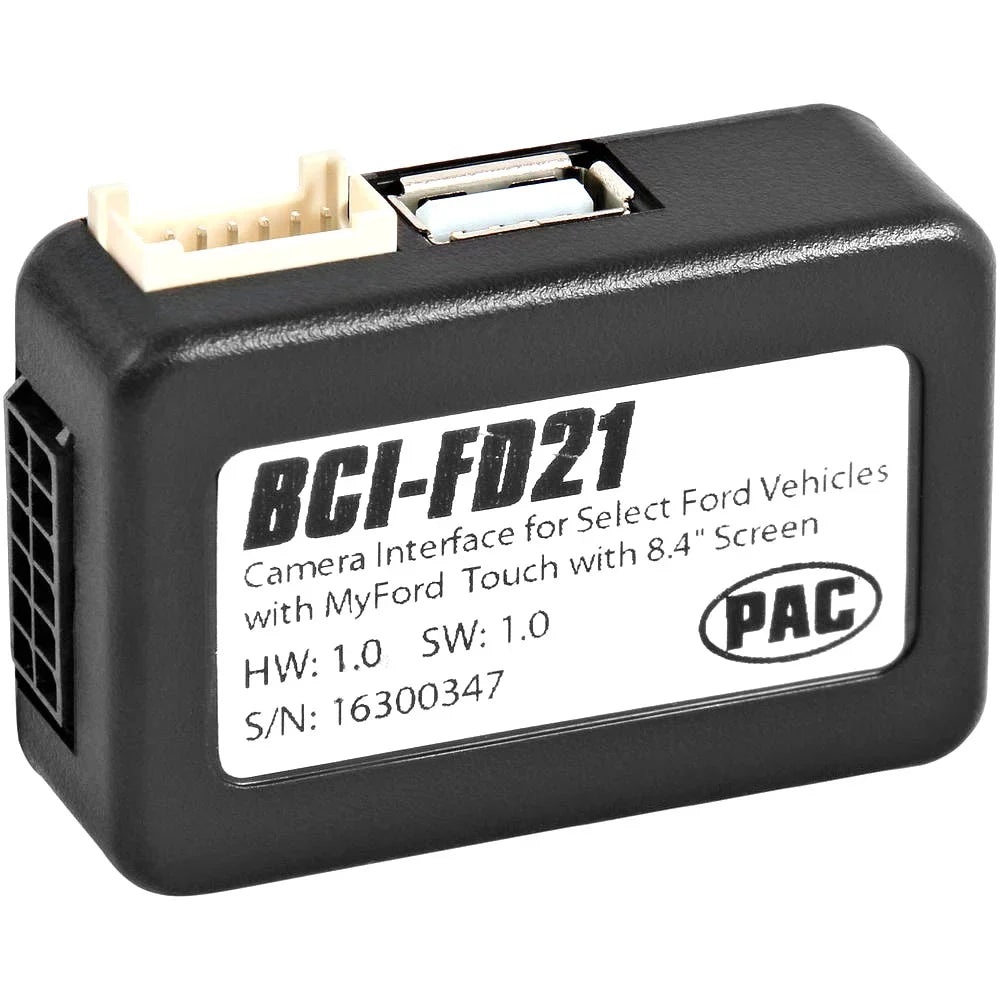 PAC BCI-FD21 Backup-Camera Interface with Camera Switcher for 2013–2016 MyFord Touch 8.4" Systems
