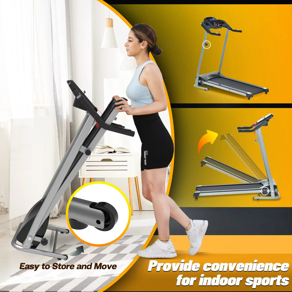 FYC Folding Treadmill Ideal for Small Apartments Perfect for Home and Gym Use