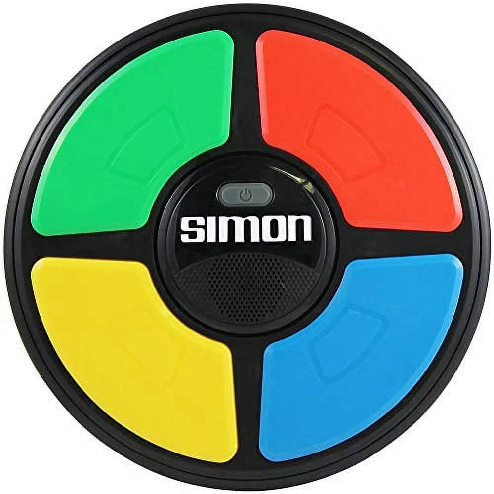 Basic Fun Simon Electronic Game with Digital Display and Built-In Counter, 9-Inch Diameter