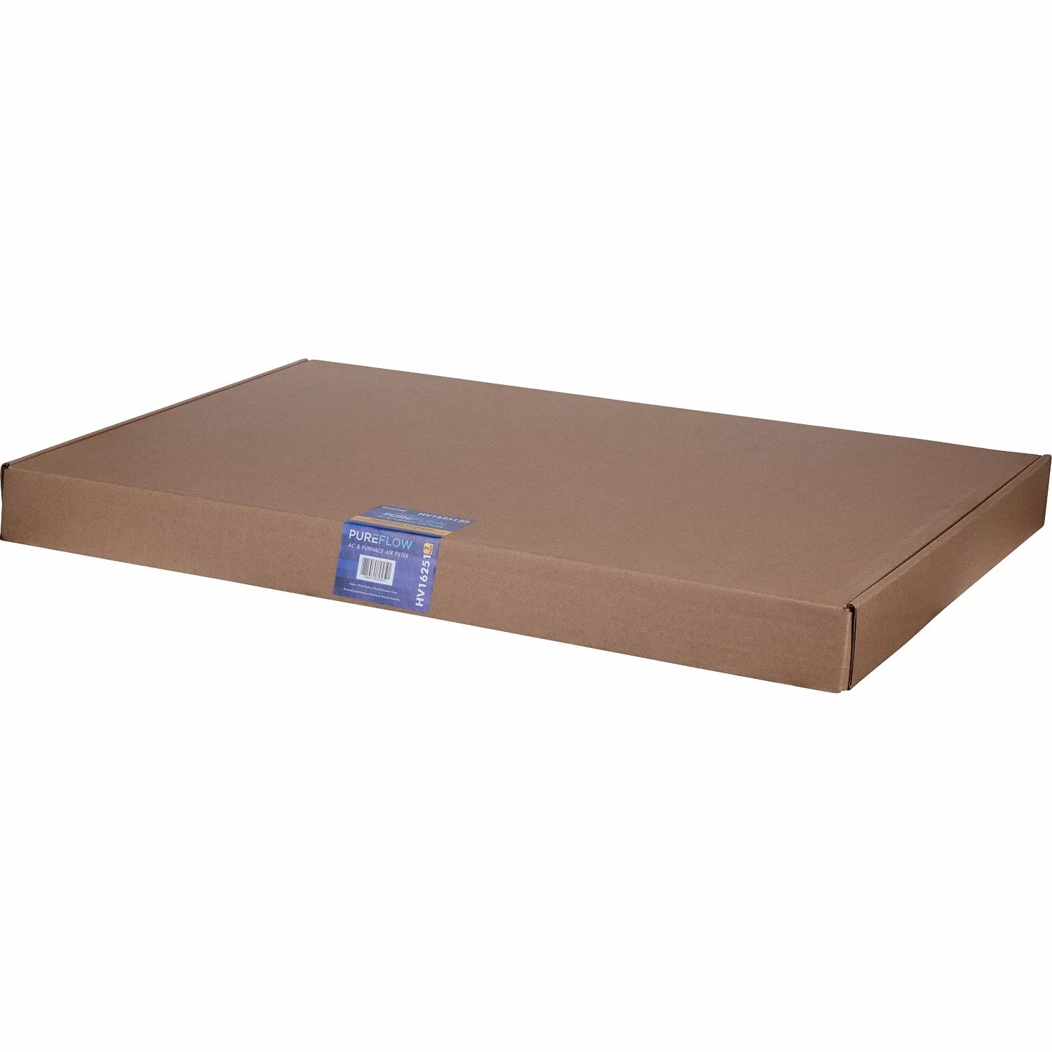 PureFlow, Home Furnace Air Filter 16x25x1, with 4 Layers of Advanced Filtration Technology, MERV-13 Pack-of-2