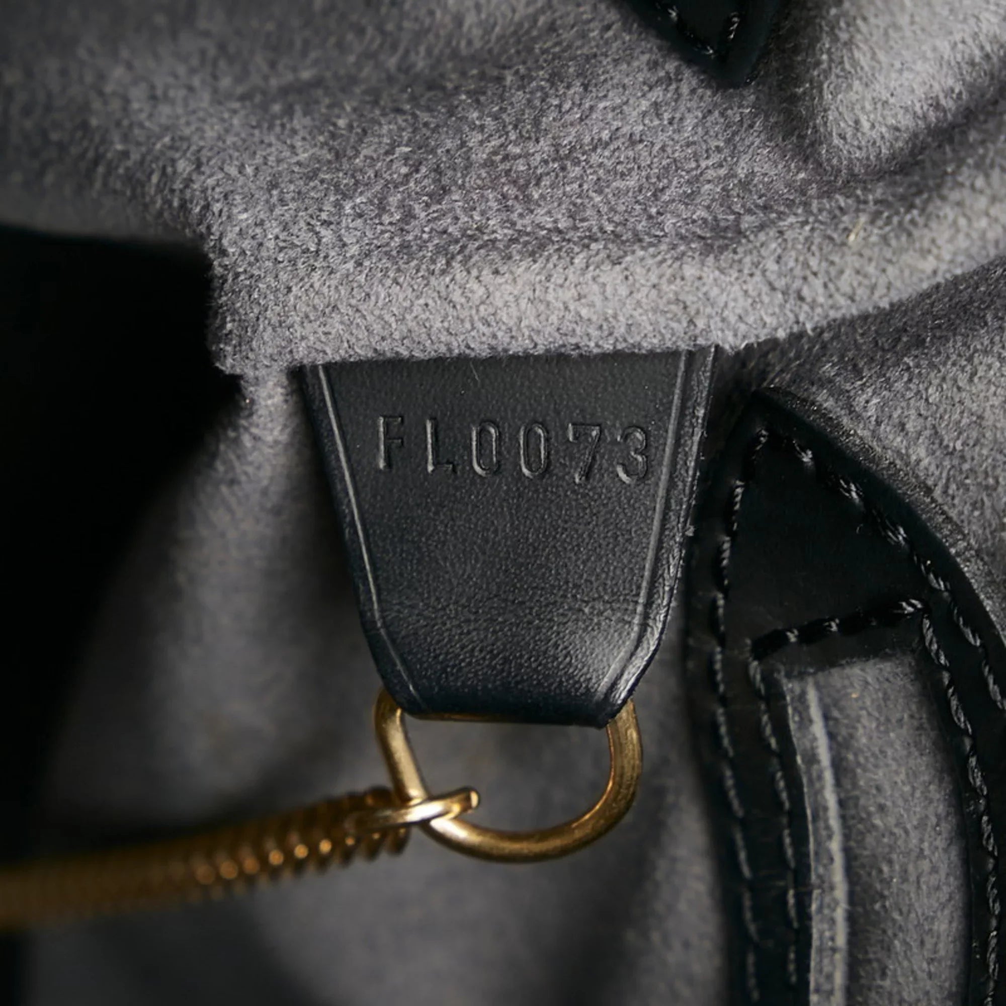 Pre-Owned Louis Vuitton Epi Bucket PM Tote Bag Shoulder M58992 Noir Black Leather Ladies LOUIS VUITTON (Fair)