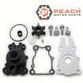 Peach Motor Parts PM-63D-W0078-01-WH Fluid Pump Repair Kit (With Housing); Fits Yamaha®: Kit (63D-W0078-01-00, 63D-W0078-00-00) + Housing 63D-44311-00-00, Sierra®: 18-3415