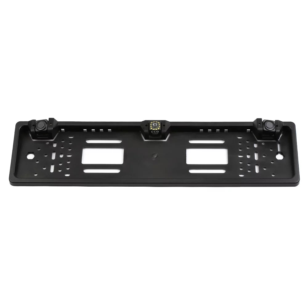 Apexeon European License Plate Frame Rear View Camera, Car Backup Camera with Reversing System, Parking Sensor