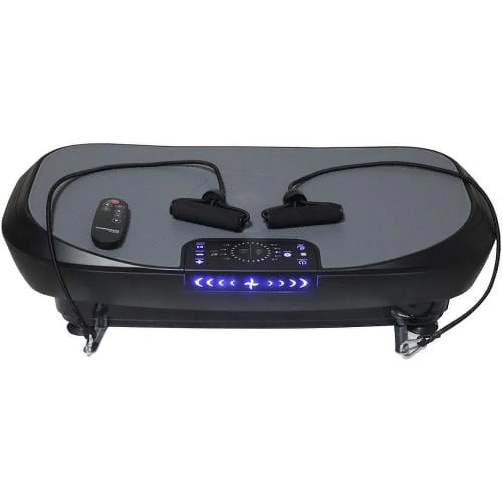 Fitness 4D Vibration Trainer Exercise Machine With Upper Body Straps And