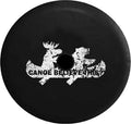 2018 2019 Wrangler JL American Unlimited JL Series with Backup Camera Hole Moose Bear Canoe Outdoors Funny Camping Jeep Spare Tire Cover Jeep RV 33 InchBack up Camera