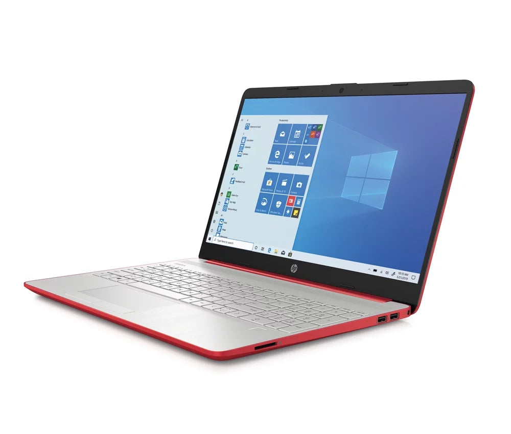 Restored 15-dw1083wm 15.6" HD Notebook Pentium Gold 6405U 2.4GHz 4 GB RAM 128 GB SSD Wi-Fi BT Webcam Windows 10 Home (Refurbished)