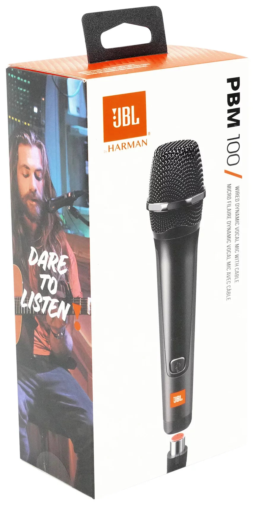 JBL PBM100 Wired Dynamic Vocal Microphone Mic w/ Cable