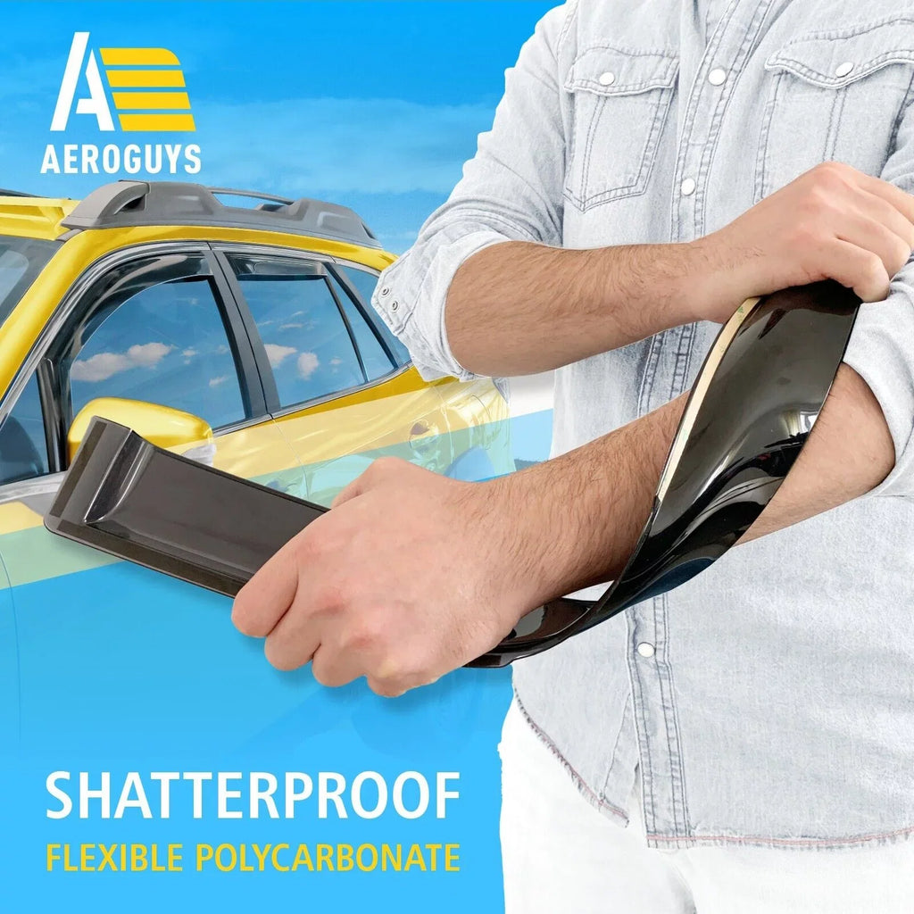 AEROGUYS In-Channel Window Deflectors Extra Tough Window Visors Rain Guards Fit for Subaru Outback 2020-2024, Sun Visors, Wind Deflectors, Vent Visors, Car Accessories - 4pcs. AG0268