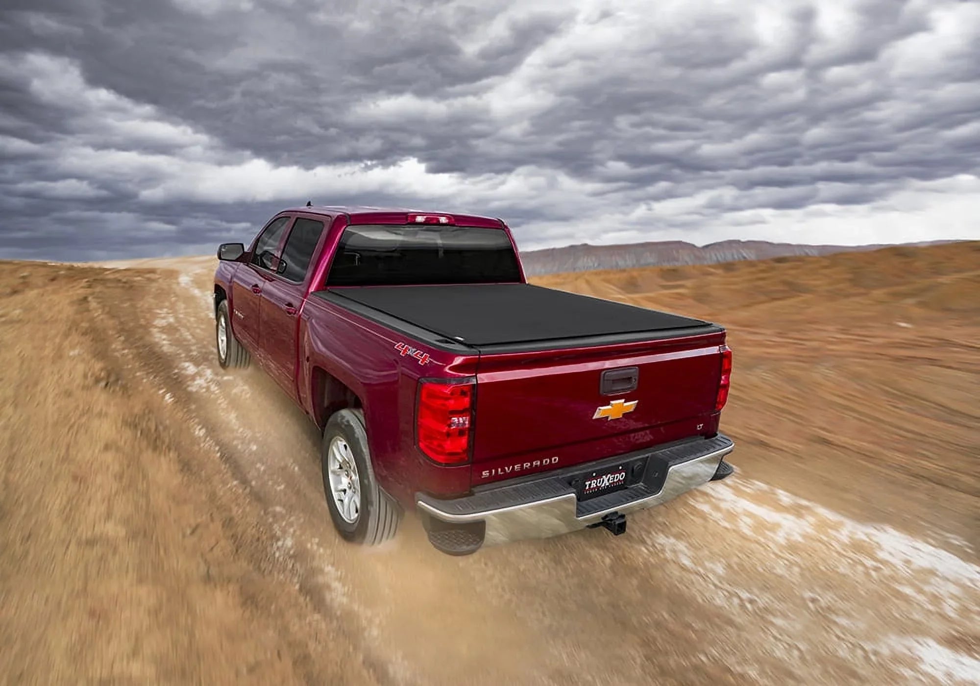TruXedo Pro X15 Soft Roll Up Truck Bed Tonneau Cover | 1472601 | Compatible with 2019 - 2023 Chevy/GMC Silverado/Sierra, works w/ MultiPro/Flex tailgate 6' 7" Bed (79.4")