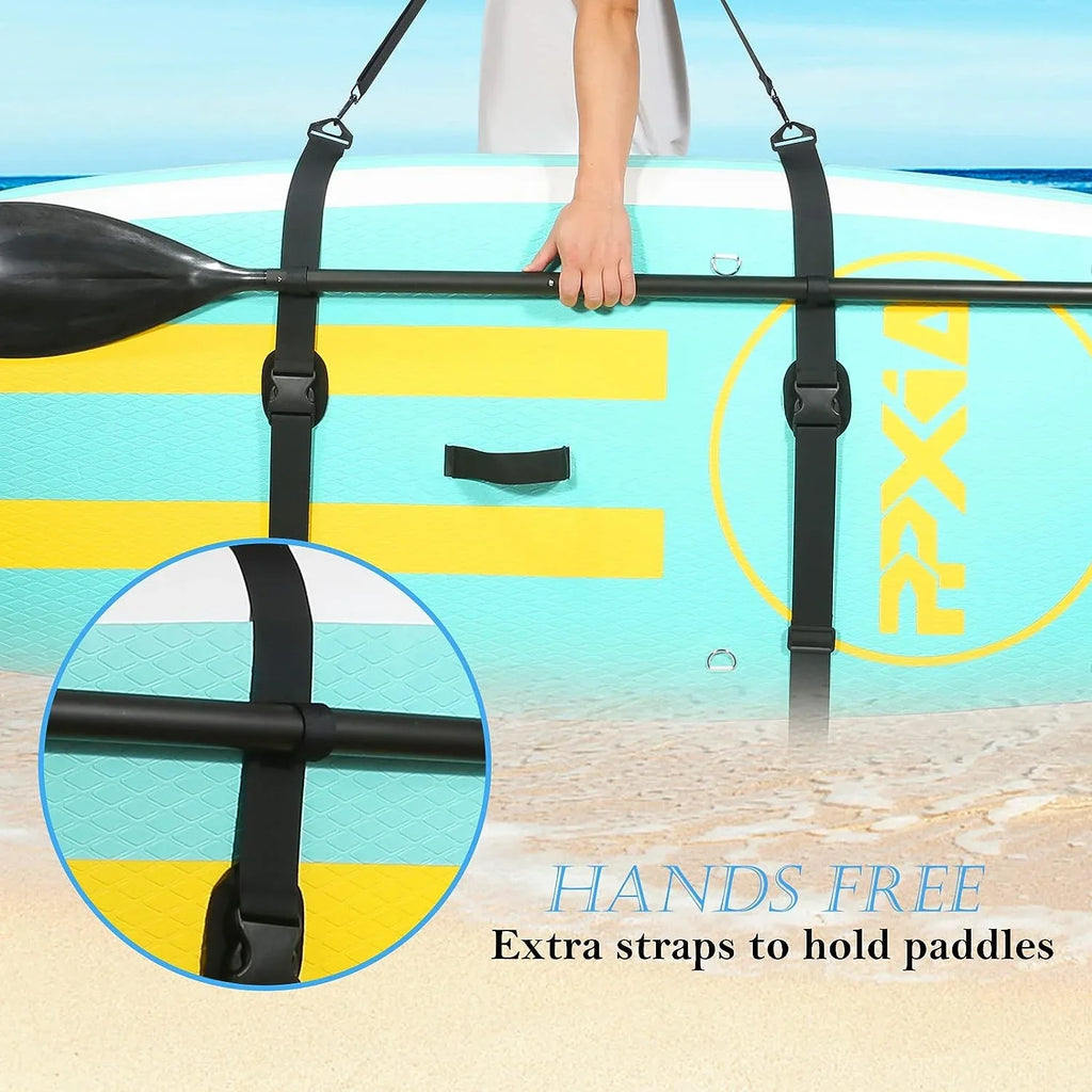 Paddle Board Carry Strap, Adjustable SUP Carrying Strap Boards, Paddle Board Accessories for Women and Men for Paddleboards, Surfboards, Longboards, Canoe and Kayaks