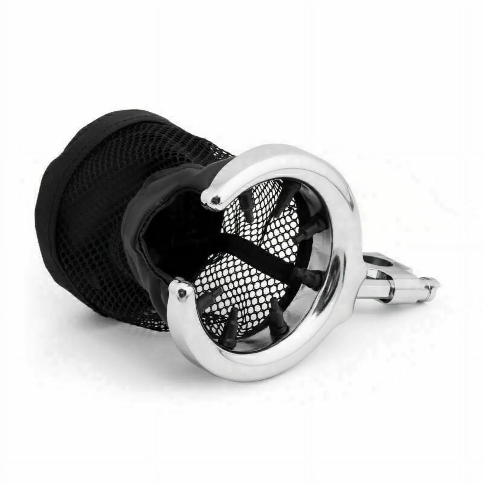 1" Handlebar Cup Holder Universal Motorcycle Metal Drink Chrome