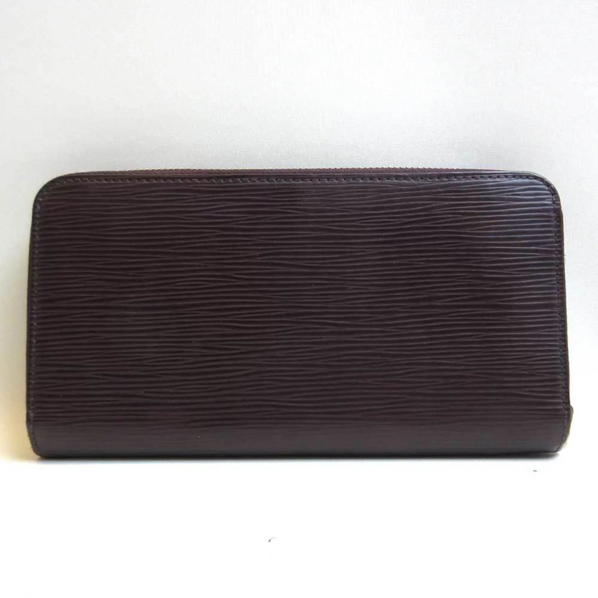 Pre-Owned Louis Vuitton Zippy Wallet Brown Purse Round Epi M60434 (Good)