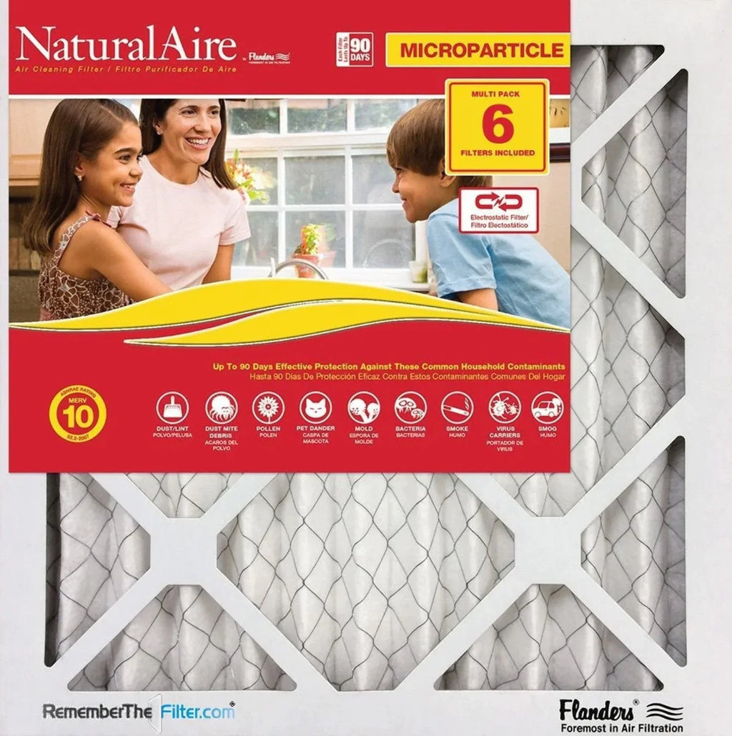 10x30x1 NaturalAire Microparticle MERV 10 Filters 85256.011030 (6 pack)