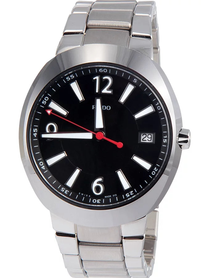 Rado D-Star Black Dial Stainless Steel Men's Watch R15943153