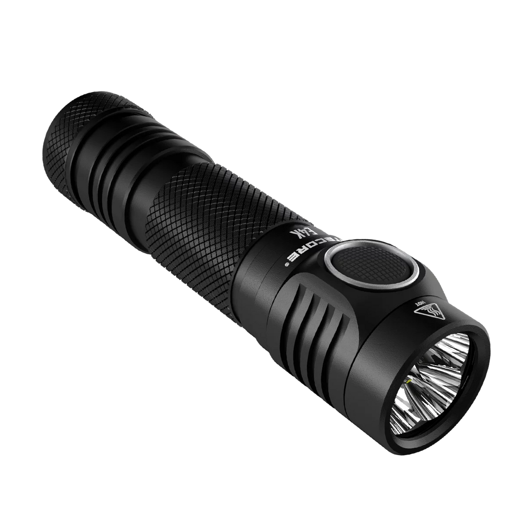 Combo: NITECORE E4K Flashlight -1x NITECORE 21700 Rechargeable Li-ion Battery Included w/Offset Mount