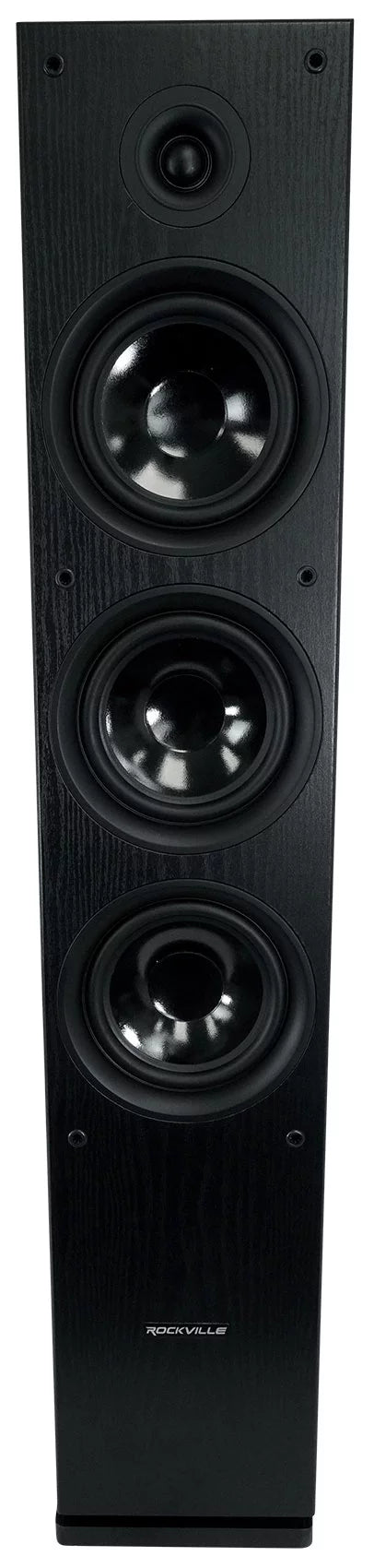 Rockville SINGMIX 5 2000w Bluetooth Home Receiver Mixer+(2) Black Tower Speakers