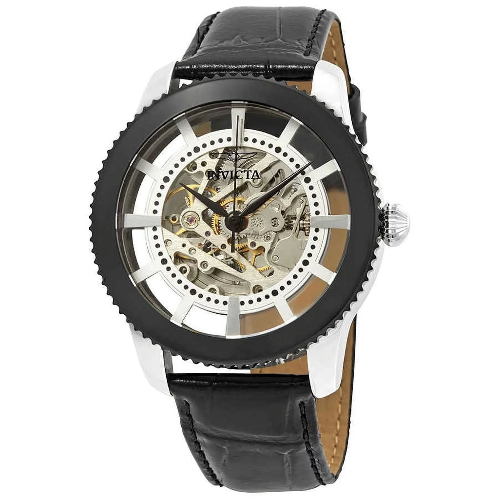 Invicta Men's 23637 'Vintage' Automatic Stainless Steel and Leather Watch
