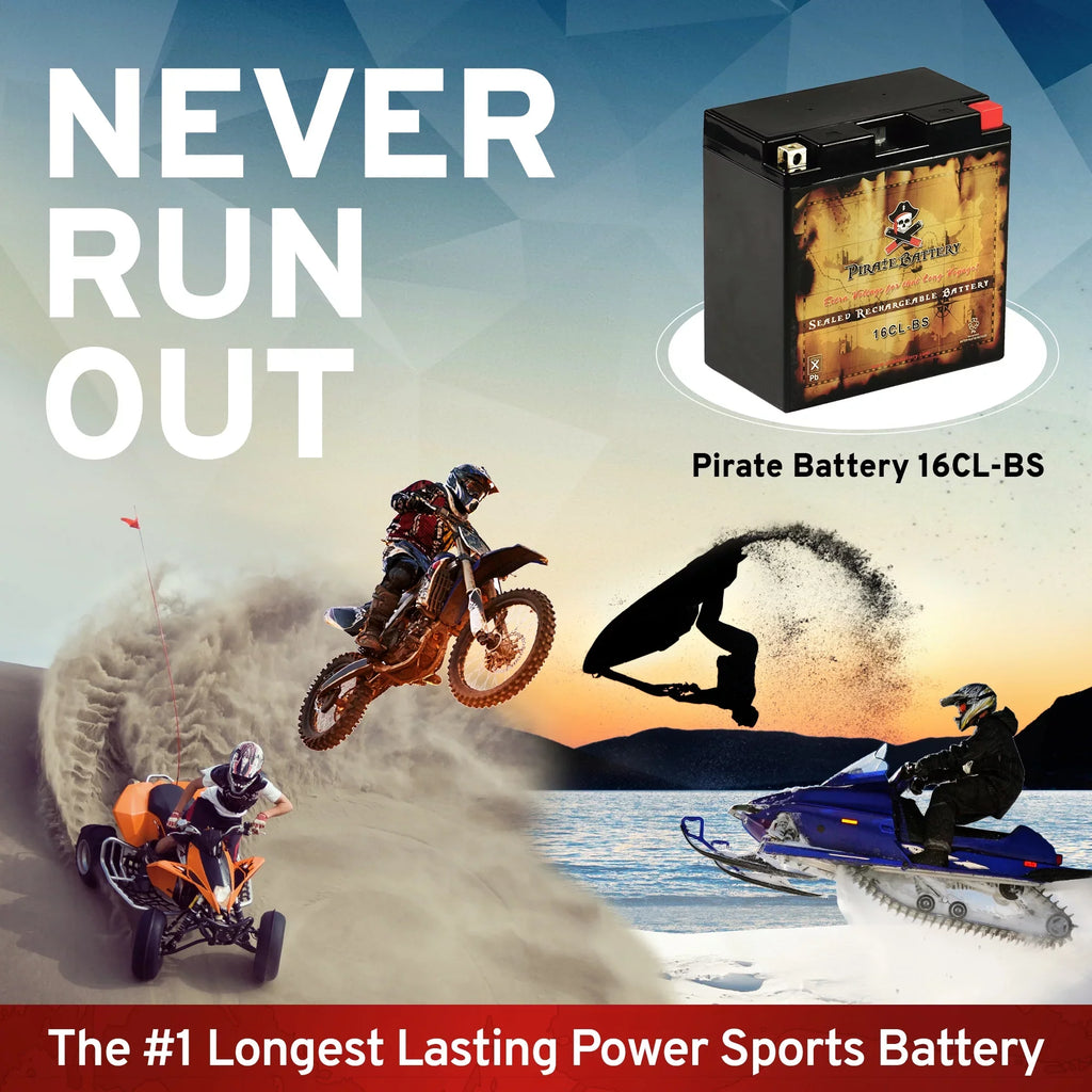 Pirate Battery Yb16cl-bs Jet Ski Battery for Brp Sea-doo All Other Models 2004