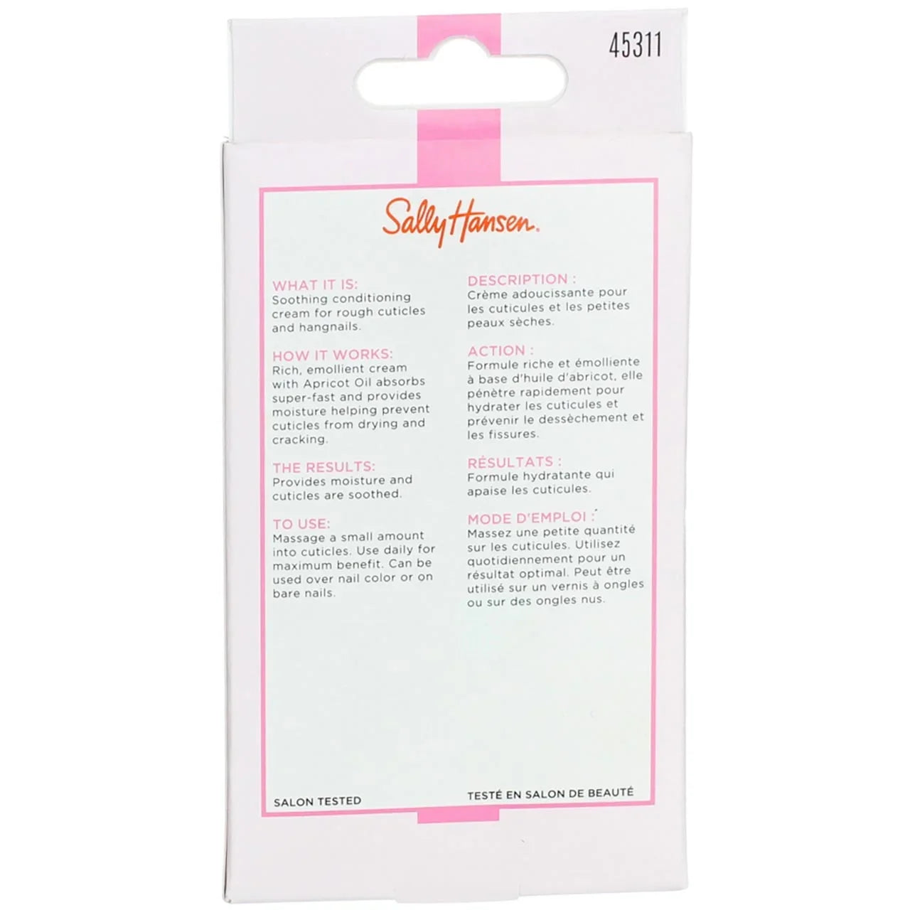 4 Pack - Sally Hansen Cuticle Massage Cream 0.4 oz