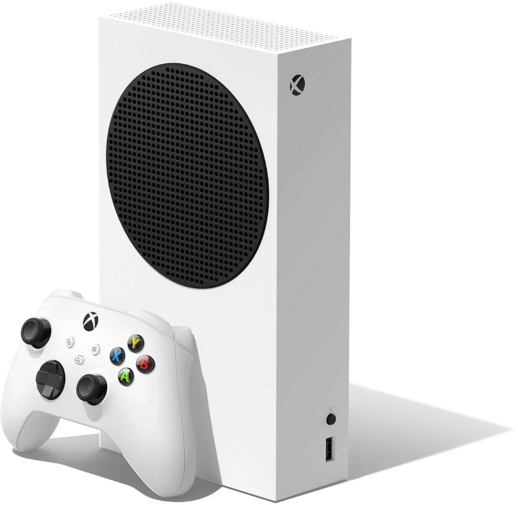 Xbox Series S All Digital Gaming Console 512GB Solid State Drive White Xbox Console and Wireless Controller with Mytrix Full Body Skin Sticker-Eclipse