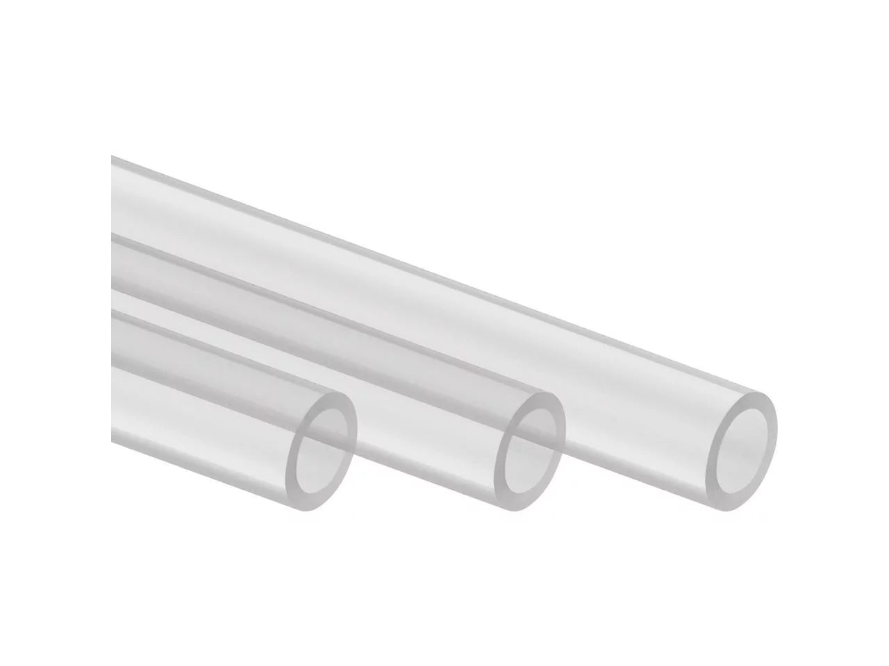 Corsair Hydro X Series XT Hardline 14mm Tubing, 1 Meter, Satin Transparent, 3-pack