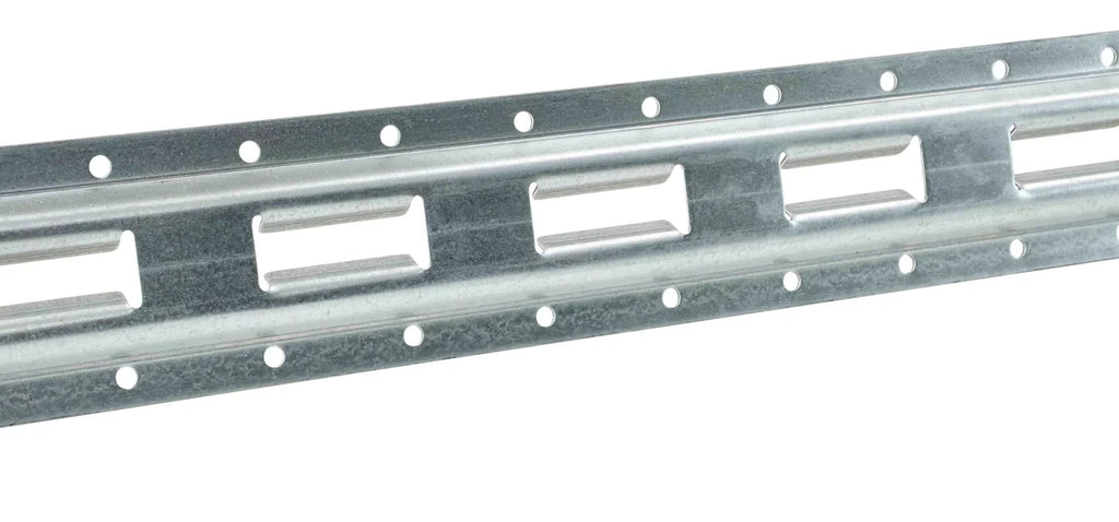 (4 Pack) 5' Vertical E-Track Tie-Down Rail - Made in USA | High Strength Galvanized Steel, Bolt-On Tie Down Rail for Cargo on Pickups, Trucks, Trailers, Vans