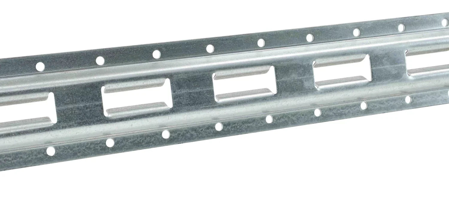 (4 Pack) 5' Vertical E-Track Tie-Down Rail - Made in USA | High Strength Galvanized Steel, Bolt-On Tie Down Rail for Cargo on Pickups, Trucks, Trailers, Vans