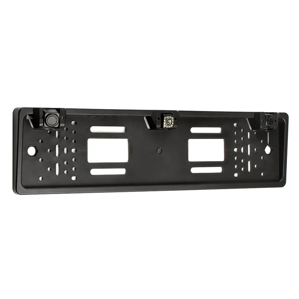 Apexeon European License Plate Frame Rear View Camera, Car Backup Camera with Reversing System, Parking Sensor