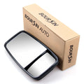 Outside View Door Mirror LH For ISUZU NPR HD NQR NRR GMC 3.0L 5.2L 6.0L 2008-2020 Driver Side (No Heated) Flat Mirror + Convex Mirror