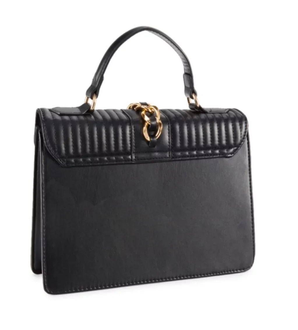 Kelly Quilted Crossbody Bag, Small Handbags for Women Leather Top-handle Purse Satchel Shoulder Bags
