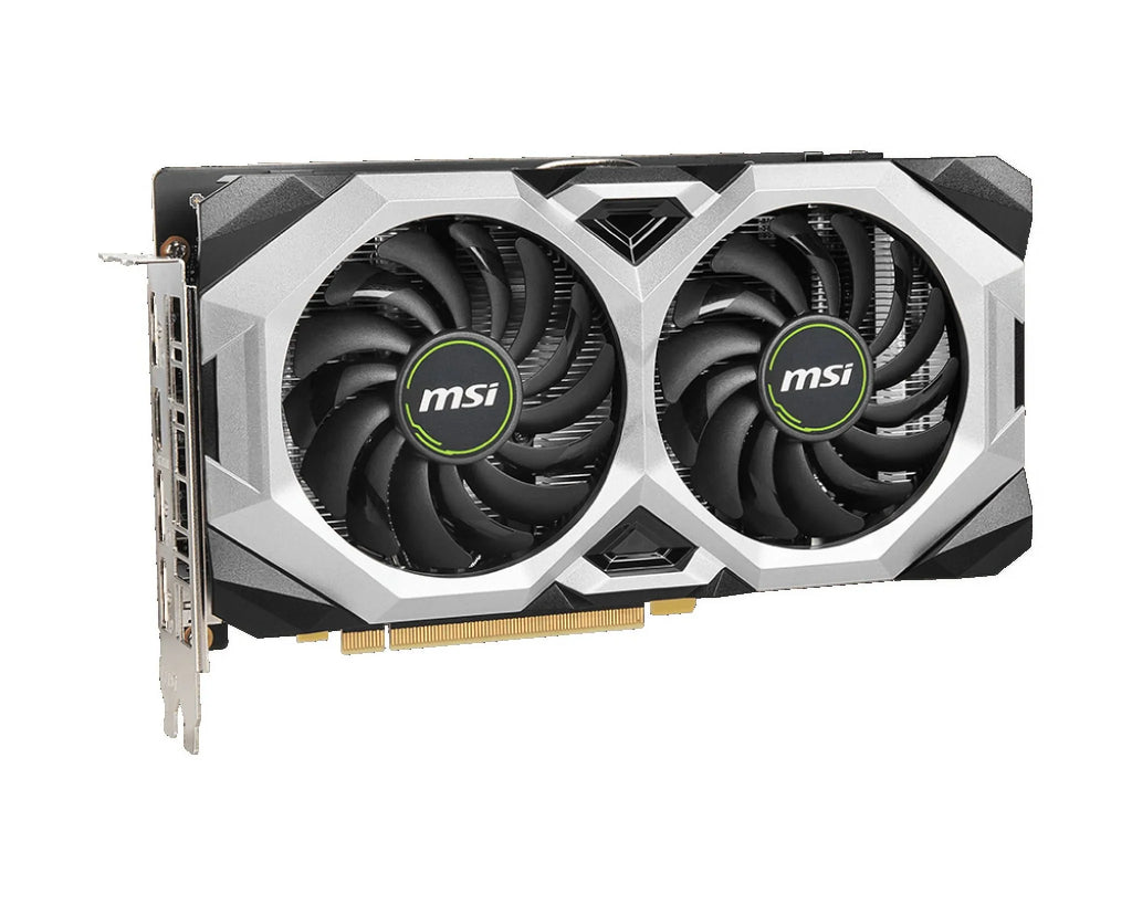 MSI GeForce RTX 2060 VENTUS GP Graphics Card, 6GB GDDR6, PCI-E Gen 3, DP x 3, HDMI x 1, Dual-fan Design, VR Ready