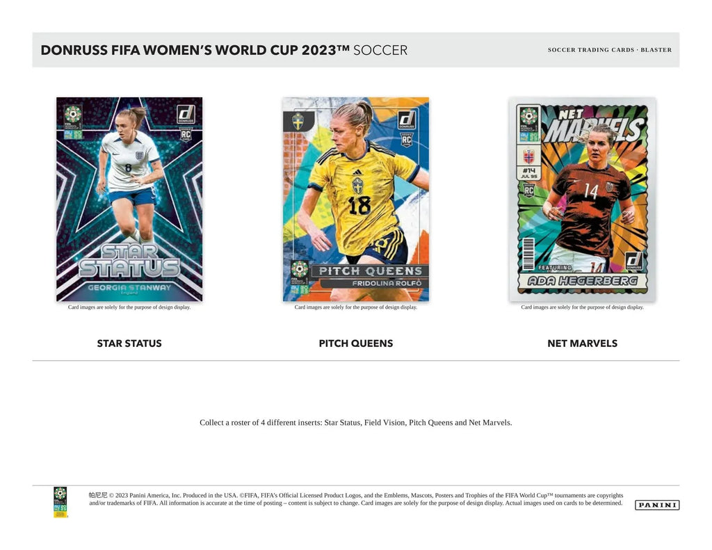 2023 Panini Donruss FIFA Women's World Cup Blaster Box Trading Cards