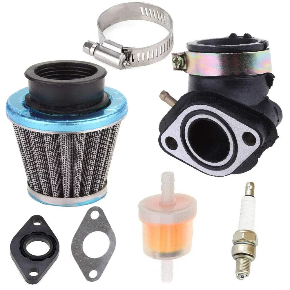 Carburetor Fit for GY6 50CC 49CC 4 Stroke Scooter Taotao Engine 18mm Carb Intake Manifold Air Filter