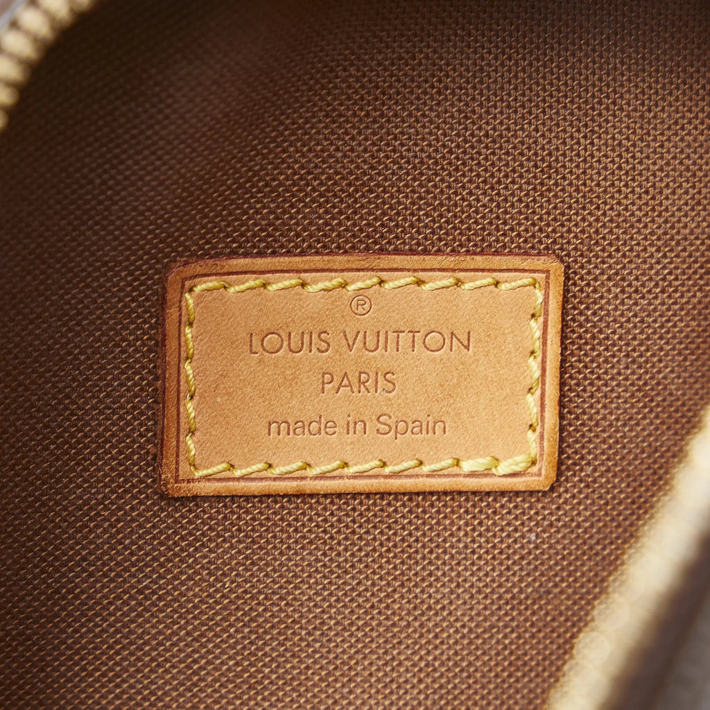 Pre-Owned Authenticated Louis Vuitton Monogram Pochette Gange Canvas Brown Crossbody Bag Unisex (Good)