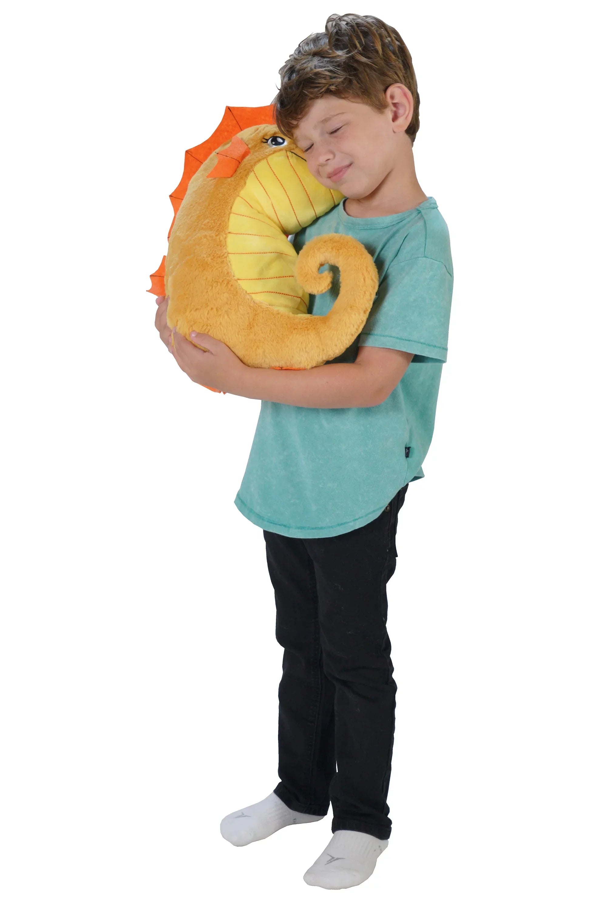 Lullabrites Sea Friends 13" Seahorse Plush Toy with Lights and Sounds