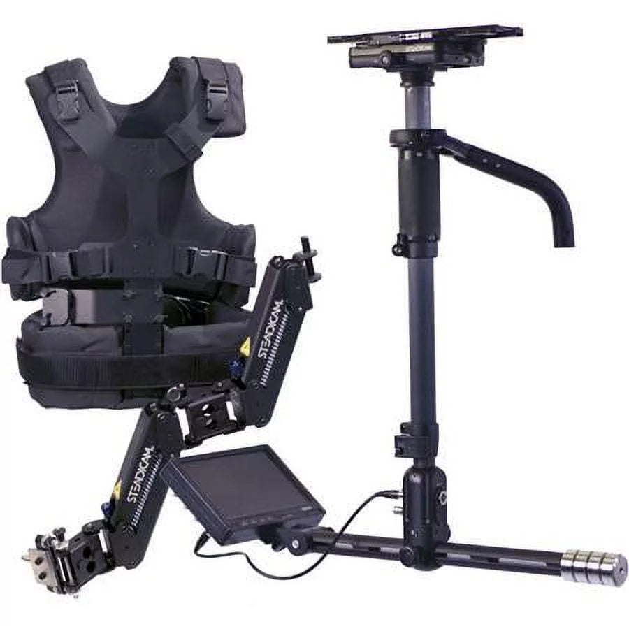 AERO Sled with 7" Monitor, A-15 Arm and Vest With SteadiCam D28 Battery Mount