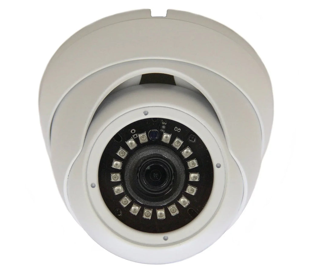 101AV Security Dome Camera 1080P 1920x1080 True Full-HD 4in1(TVI, AHD, CVI, CVBS) 3.6mm Fixed Lens 2.4 Megapixel STARVIS Image Sensor In/Outdoor Smart IR DWDR Surveillance Home Office (White)