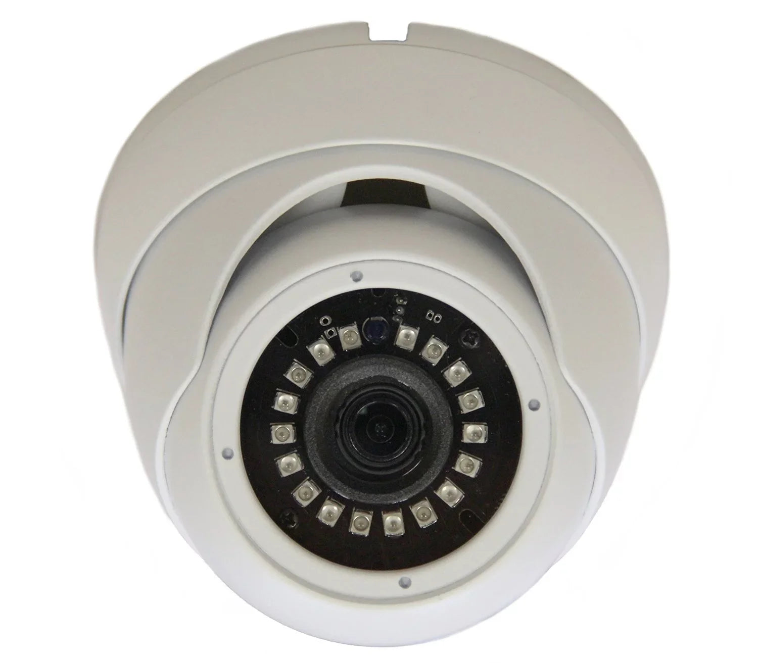 101AV Security Dome Camera 1080P 1920x1080 True Full-HD 4in1(TVI, AHD, CVI, CVBS) 3.6mm Fixed Lens 2.4 Megapixel STARVIS Image Sensor In/Outdoor Smart IR DWDR Surveillance Home Office (White)