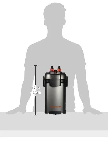 Marineland Magniflow Canister Filter 220 GPH for Aquariums, Easy Maintenance