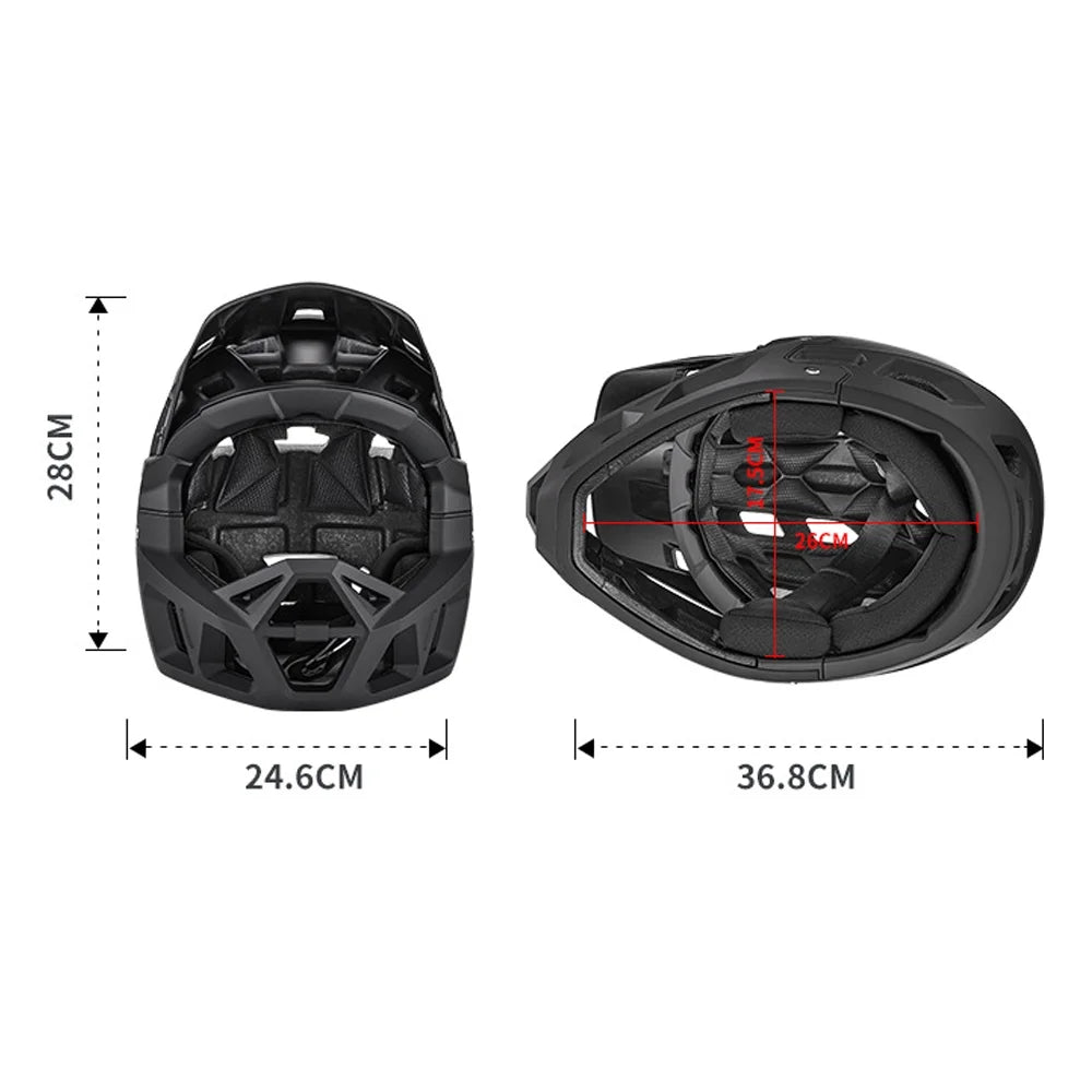 Geevorks Helmet,Helmet Men/women Mountain Over 31 Head Circumferences With Visor Downhill Mtb 31 Head Visor Over Bike Helmet Circumferences Of Mtb Helmet Arealer Owsoo