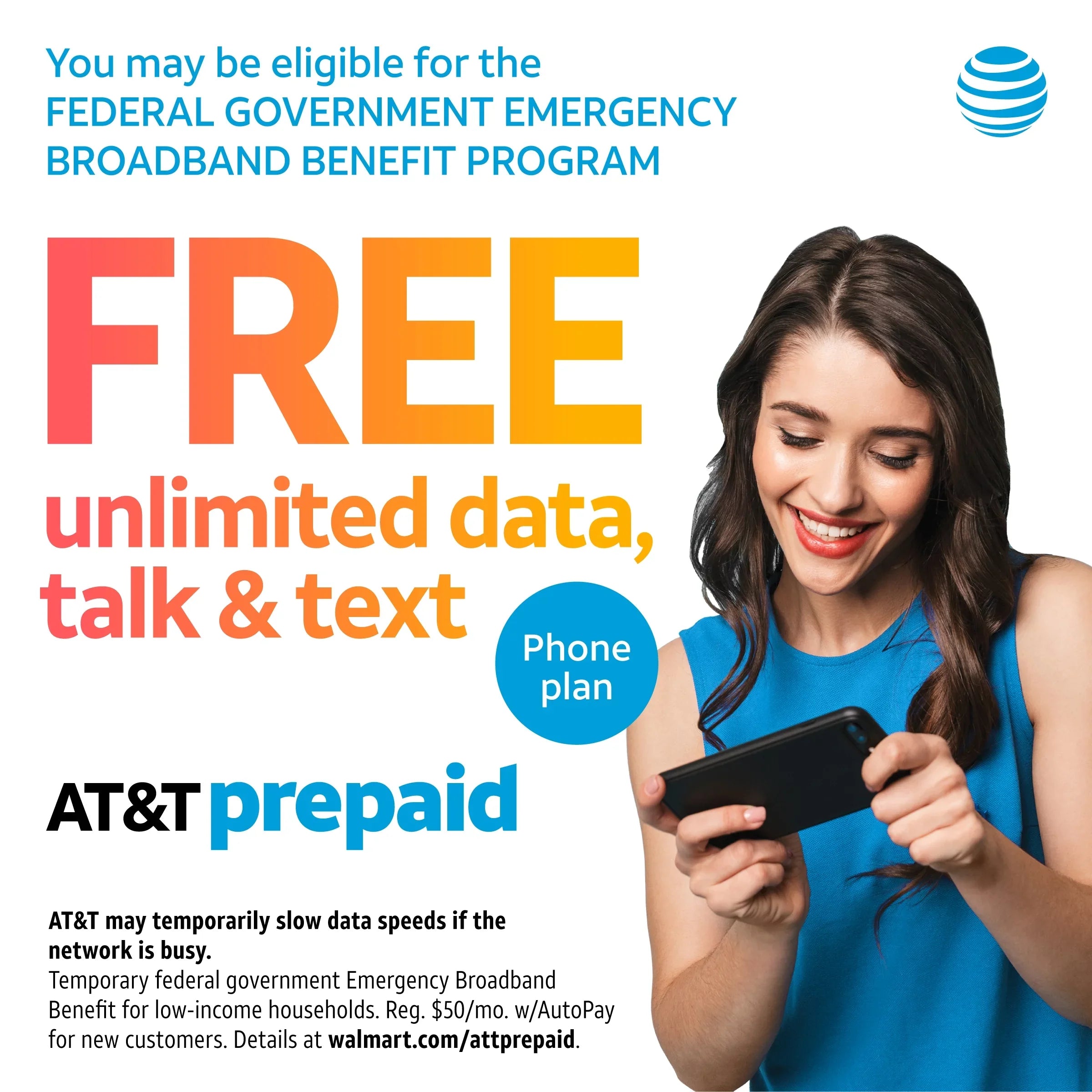 AT&T Prepaid Alcatel TETRA 16GB Prepaid Smartphone, Black