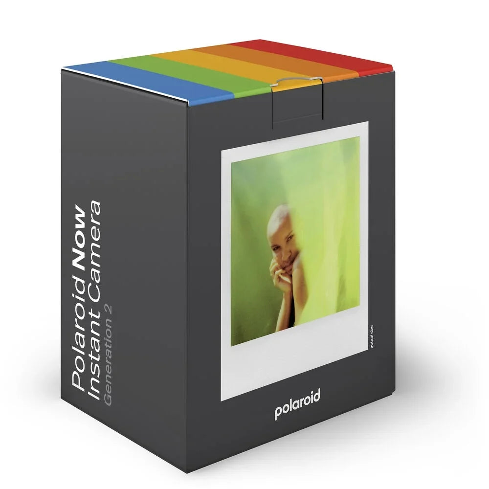 Polaroid Now 2nd Generation I-Type Instant Film Camera (Black) + Polar