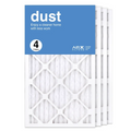 AIRx Filters 14x25x1 Air Filter MERV 8 Pleated HVAC AC Furnace Air Filter, Dust 4-Pack, Made in the USA